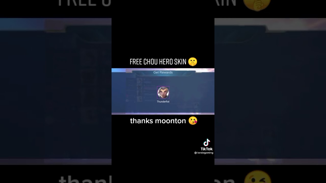 Free skin hero code: chou 221