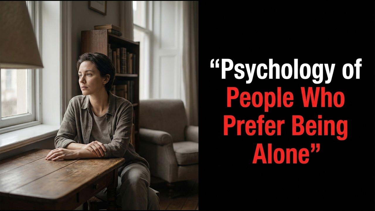 Psychology of People Who Prefer Being Alone