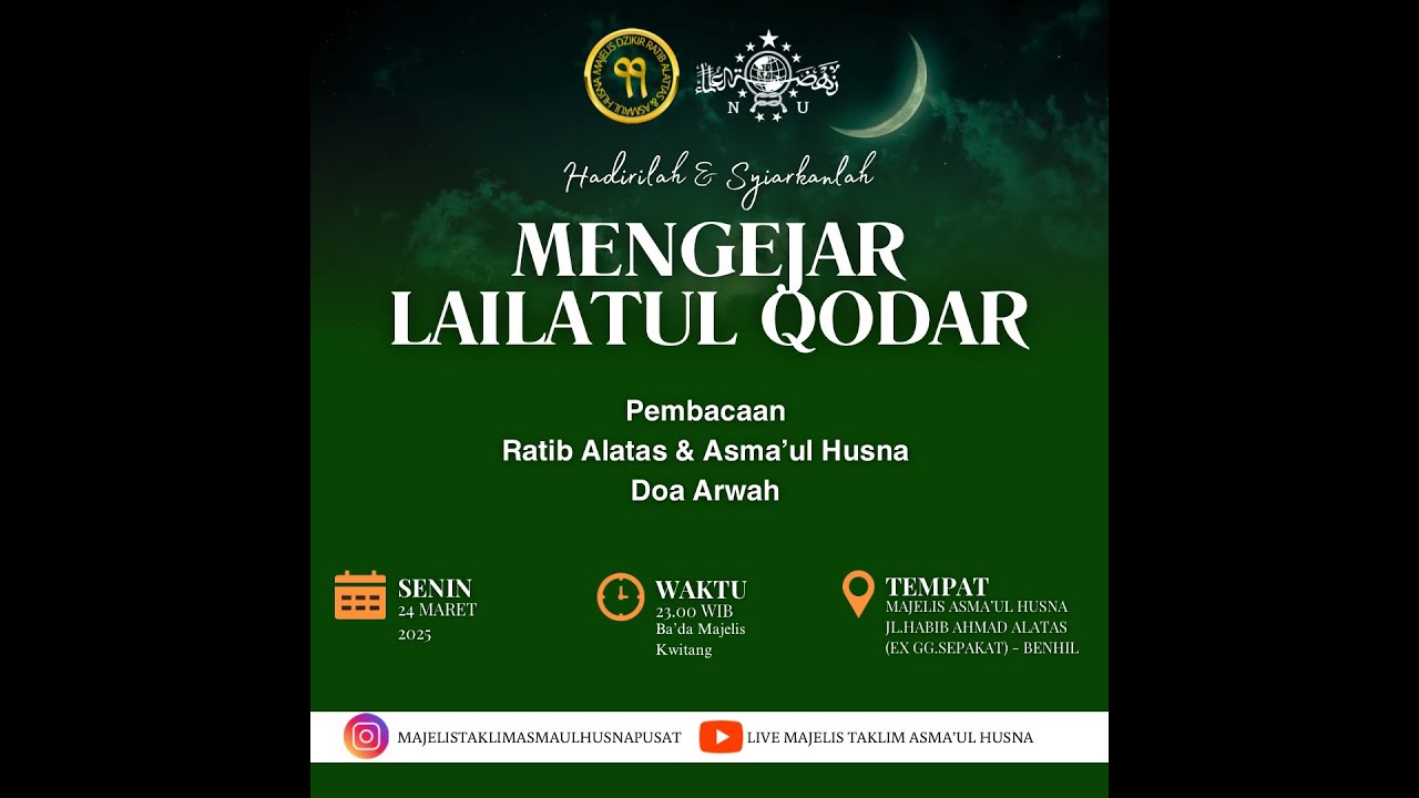 LIVE: Mengejar Lailatul Qadar