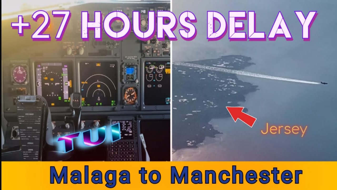 TUI B737,800 Malaga to Manchester - Finally home