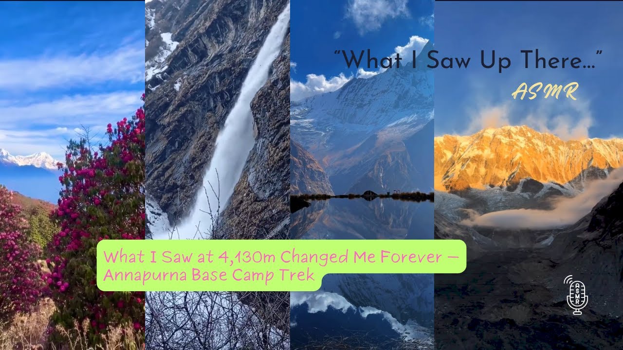 What I Saw at 4,130m Changed Me Forever — Annapurna Base Camp Trek #nature #travel #annapurnatrek