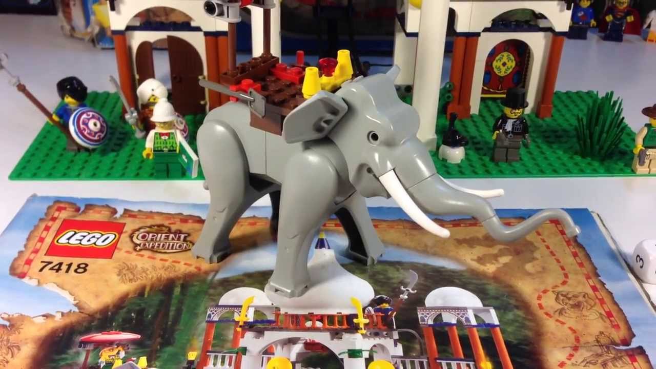LEGO Adventurers Orient Expedition 7418 Scorpion Palace with Game from 2003