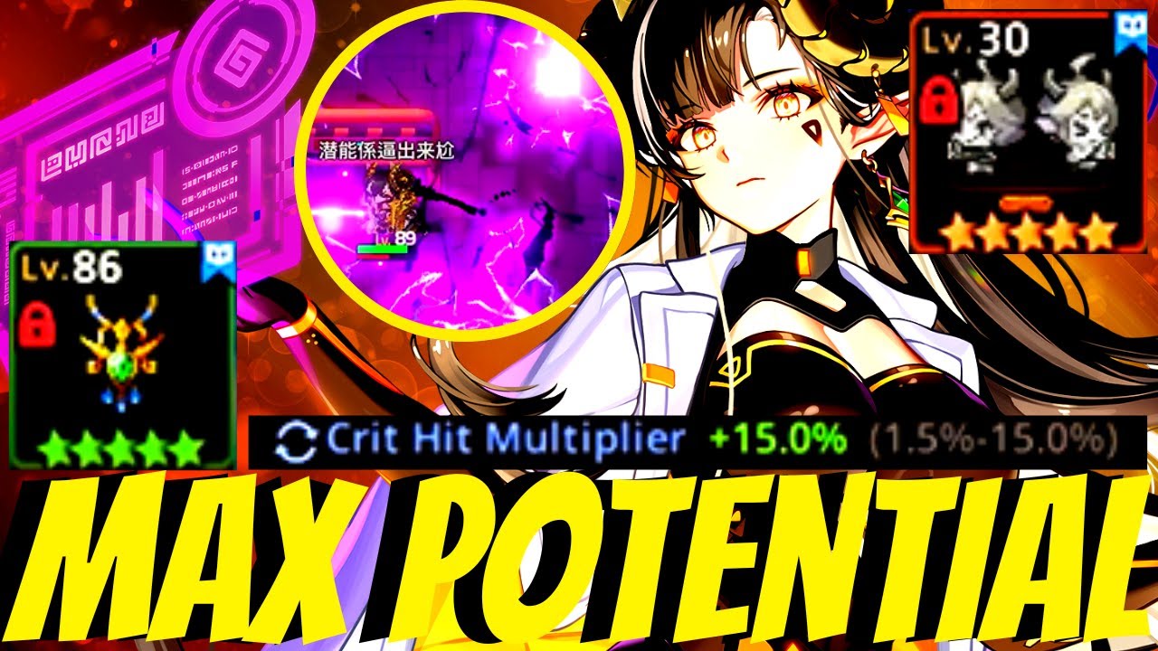 MAX DAMAGE CROSSELLE IS OP?! MAX POTENTIAL OF CROSSELLE!! - GUARDIAN TALES