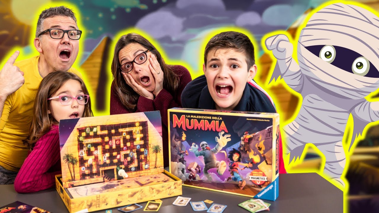 LA MALEDIZIONE DELLA MUMMIA: Gioco da Tavolo Divertente e Misterioso