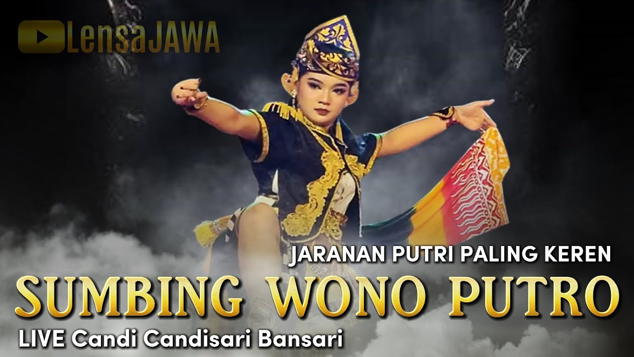 Keren !!! Jaranan Putri SUMBING WONO PUTRO Kwadungan Wonotirto - LIVE Candi Candisari Bansari
