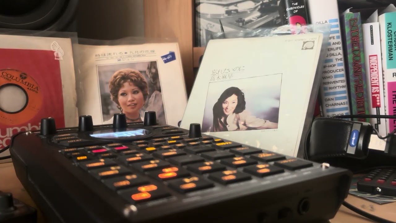 Quick rhythm roulette with Japanese 45rpm vinyl 