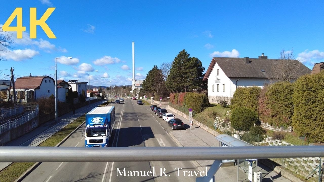 Walking in Vienna & Short Bus Ride - Ottakring and Penzing on a Sunny Day in March, VR Walk