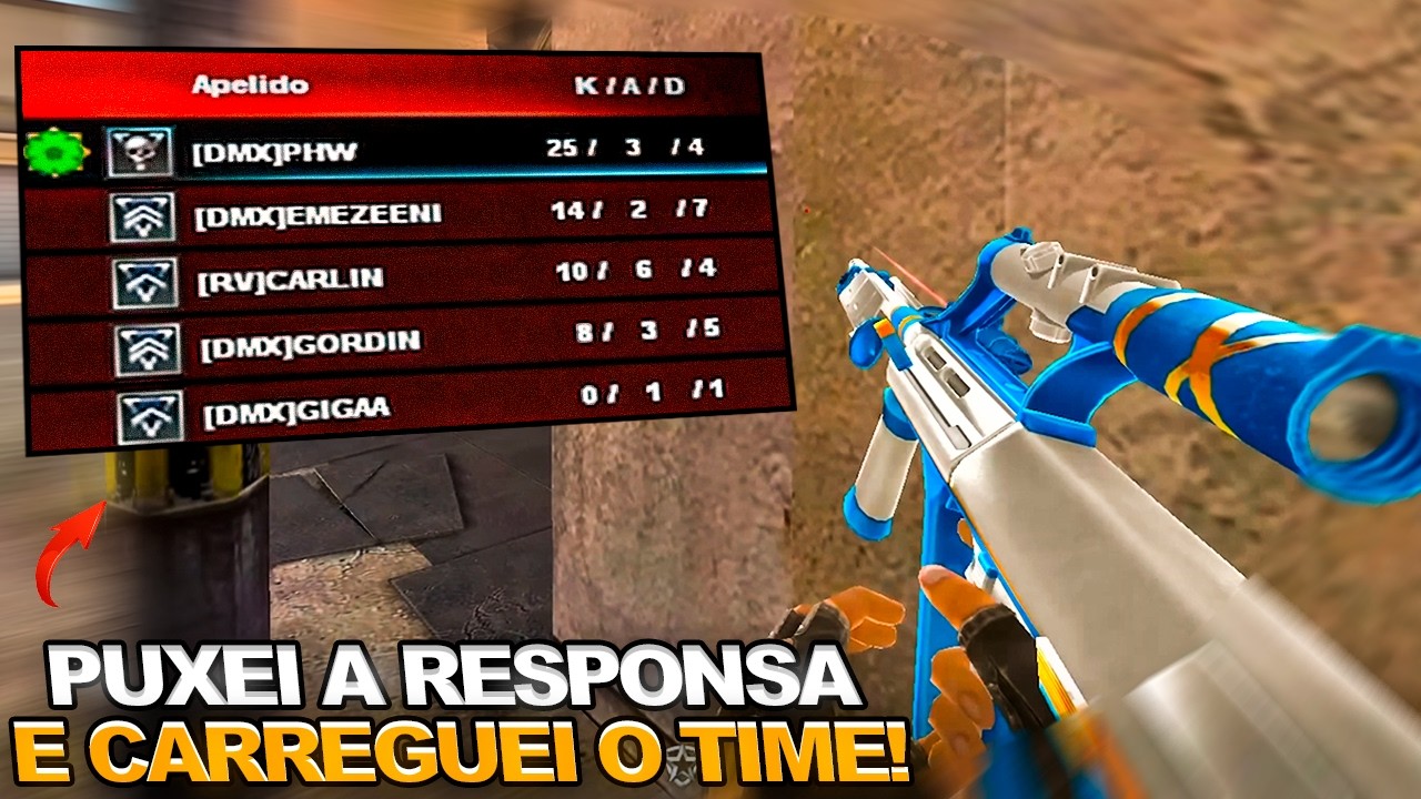 FIZ 25/4 🔥 PUXEI AUG HBAR E DESTRUÍ NA RANKED! - Point Blank