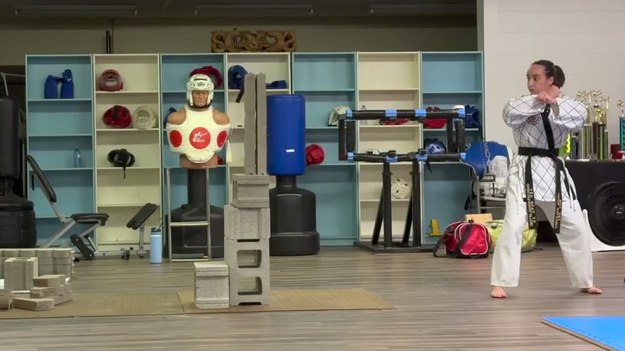 CKMAF October Black Belt Testing   Breaking