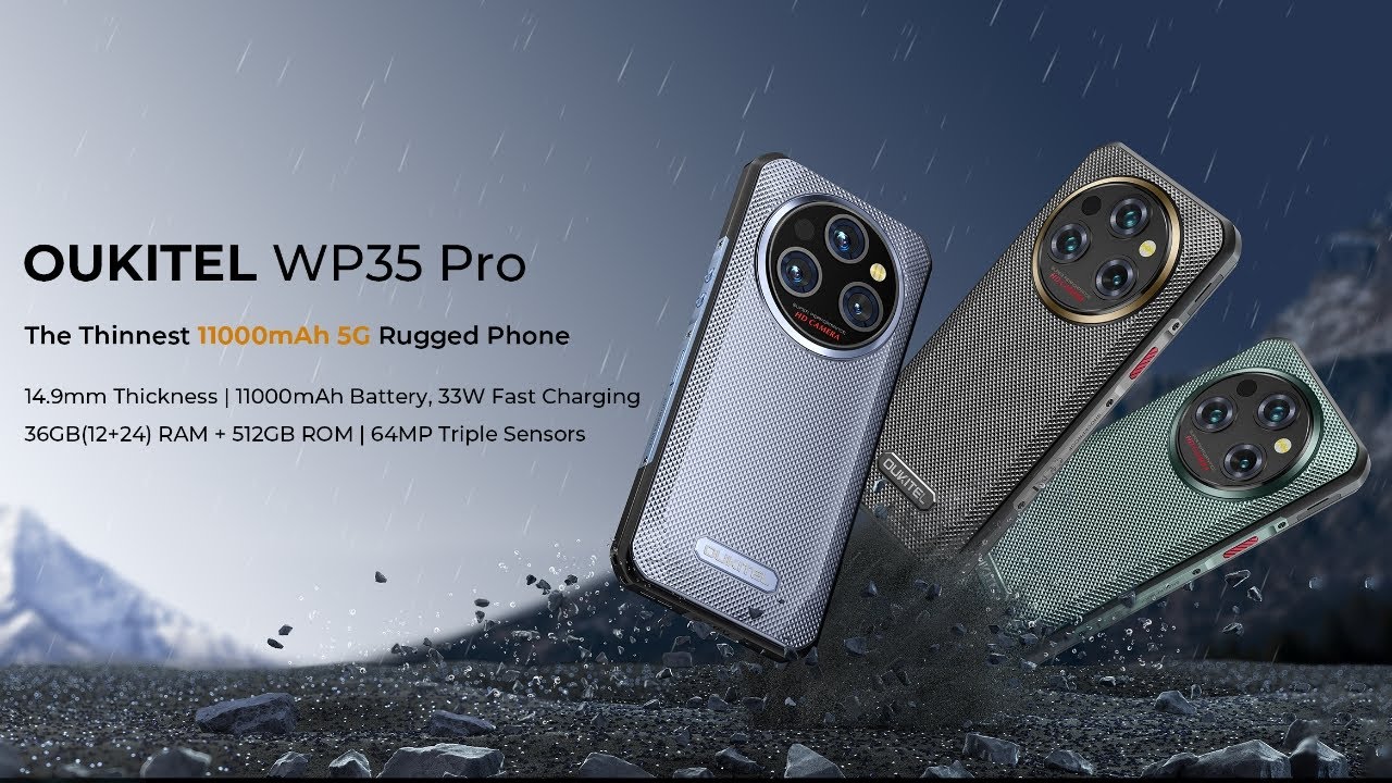 OUKITEL - WP35 Pro: Tough, Reliable, and Ready for Business!