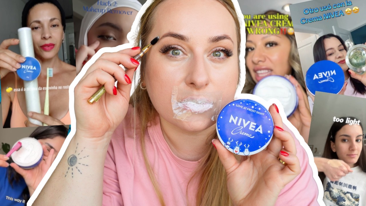 TRIKI Z KREMEM NIVEA 🩵 UŻYWAŁAŚ GO ŹLE!