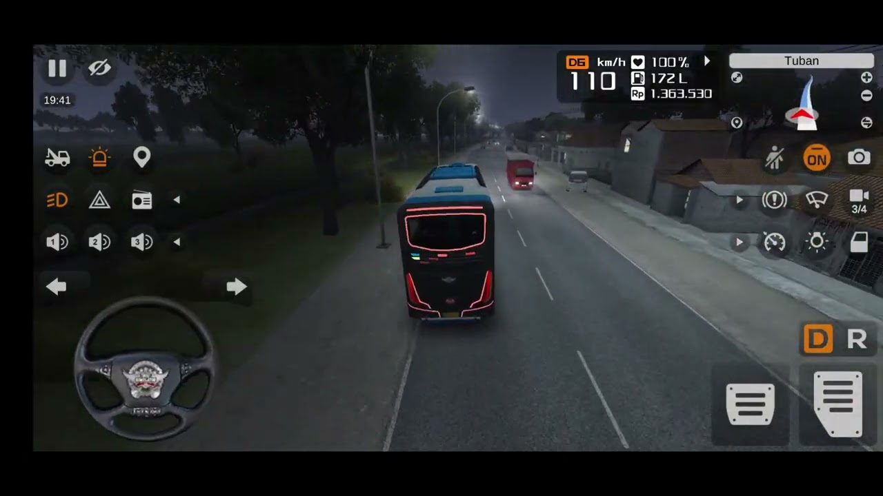 INSANE BUSSID Gameplay | Chasing Revenue at Full Speed – Almost Crashed!