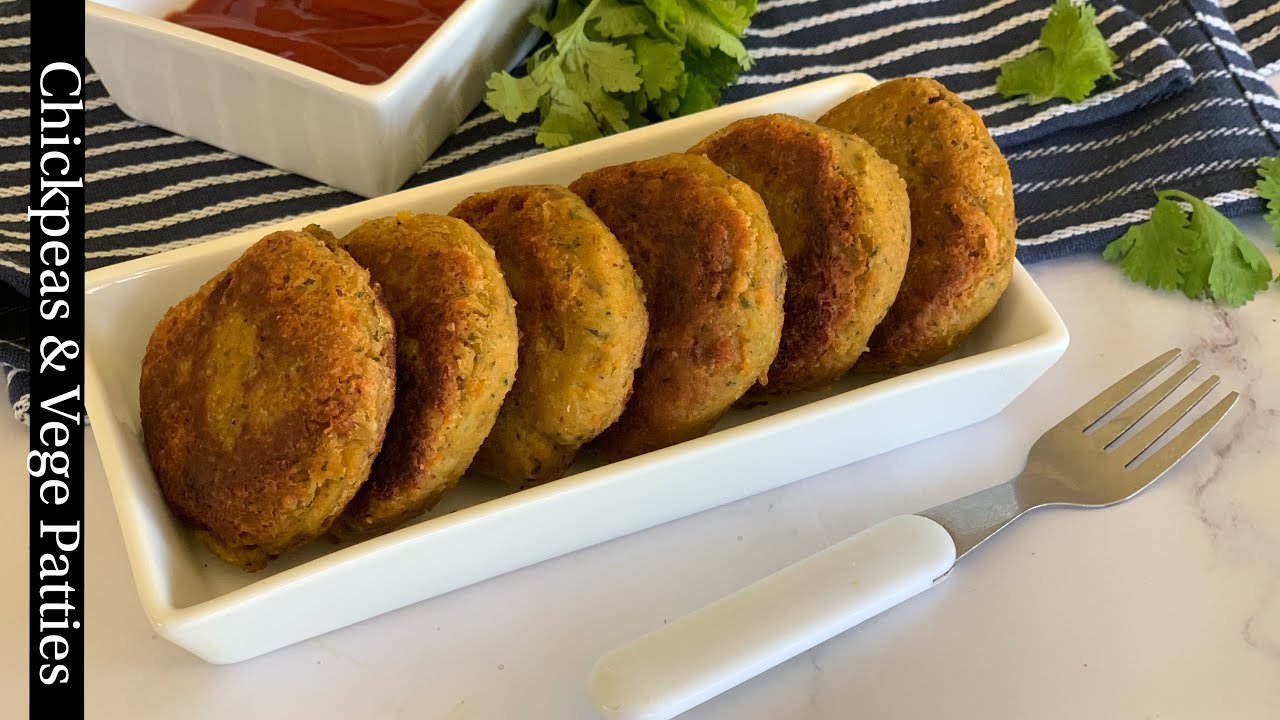 Chickpeas and Vege Patties | 10m+ , toddlers and Kids| Baby Finger Food  | Toddler Lunch | Snacks