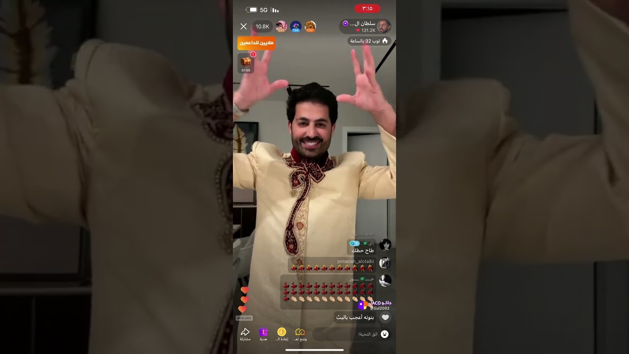 بث سلطان العنزي مع تركي بن خالد و انس و عبدالله العلي و رائد ال بحري و رزان و روان و ريماس 3/11/2024