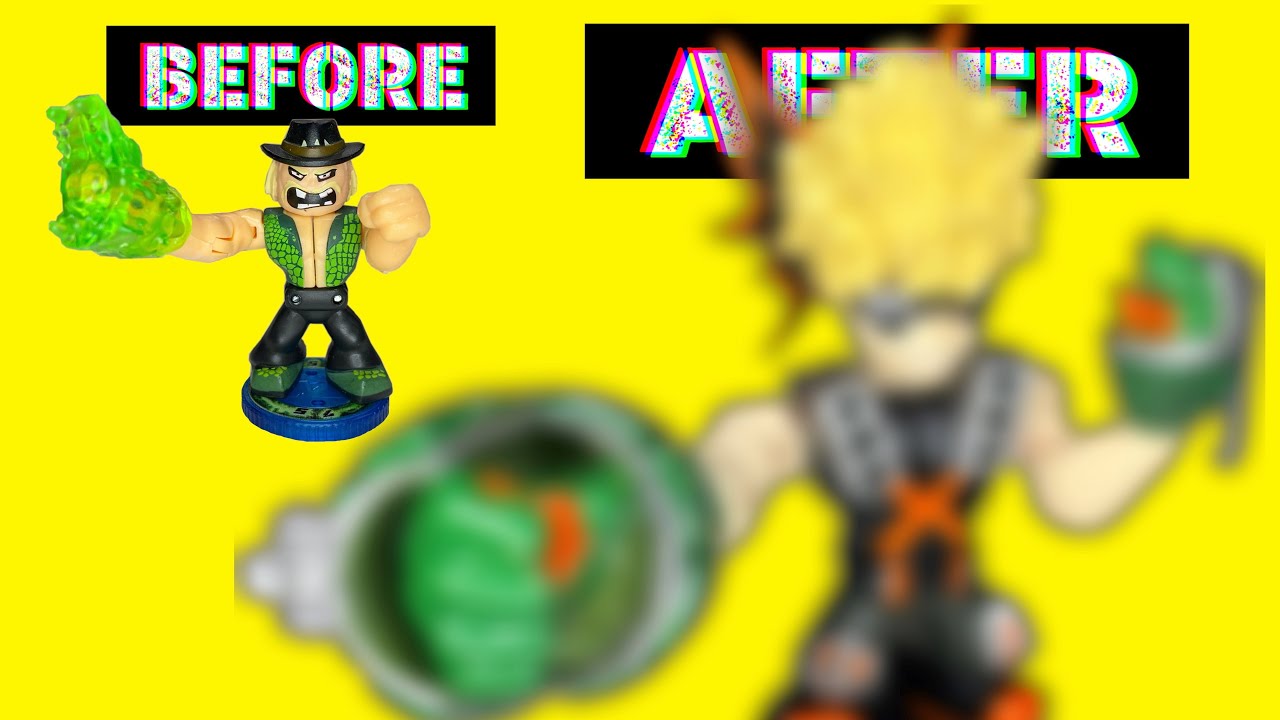 Custom Akedo Warrior My Hero Academia Edition I Turned Max Snapper Into Bakugo Katsuki