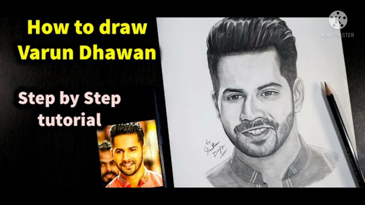 best sketches of Varun Dhawan (Rohan Art's)