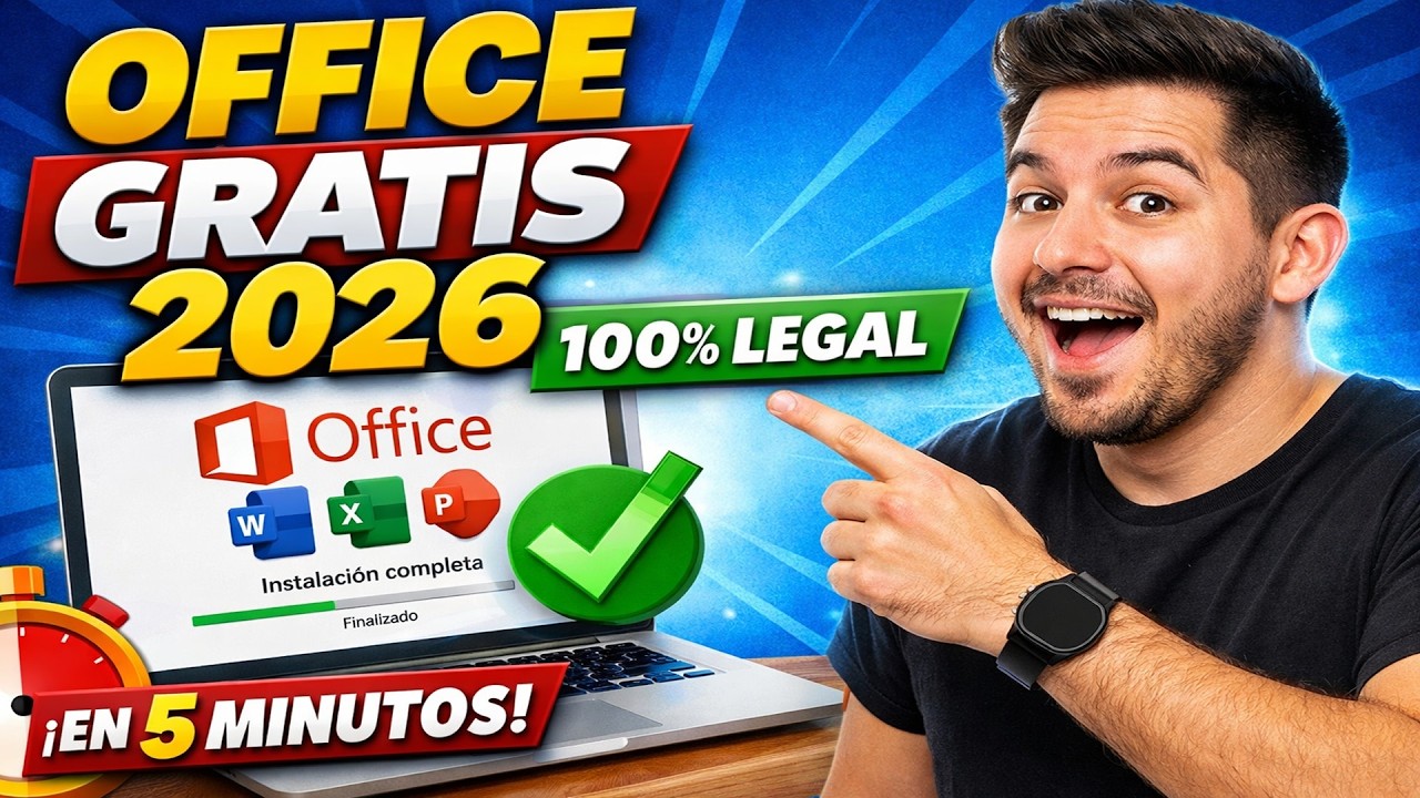 Como Descargar Office 2026 GRATIS y LEGAL | Descarga + Instalaci&oacute;n + Activaci&oacute;n