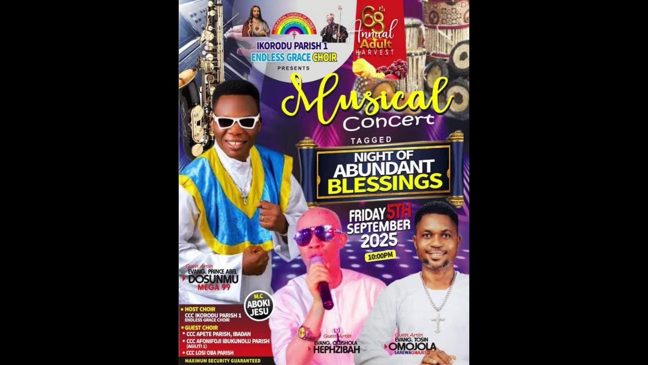 PRAISE CONCERT 2025 HARVEST OF ABUNDANCE BLESSINGS