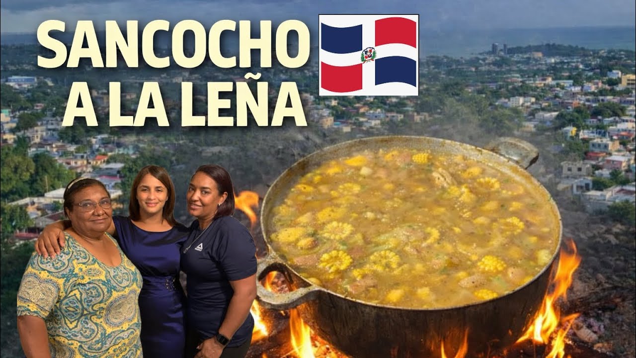 Sancocho Dominicano Tradicional | Cocinado a la Leña 🪵🔥