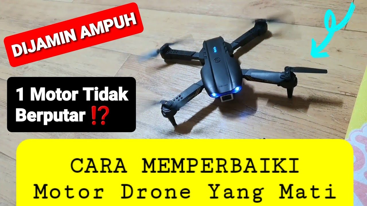 Cara Memperbaiki Motor Drone Yang Tiba Tiba Mati || Drone Mainan E88/E99/K3 || Den rc