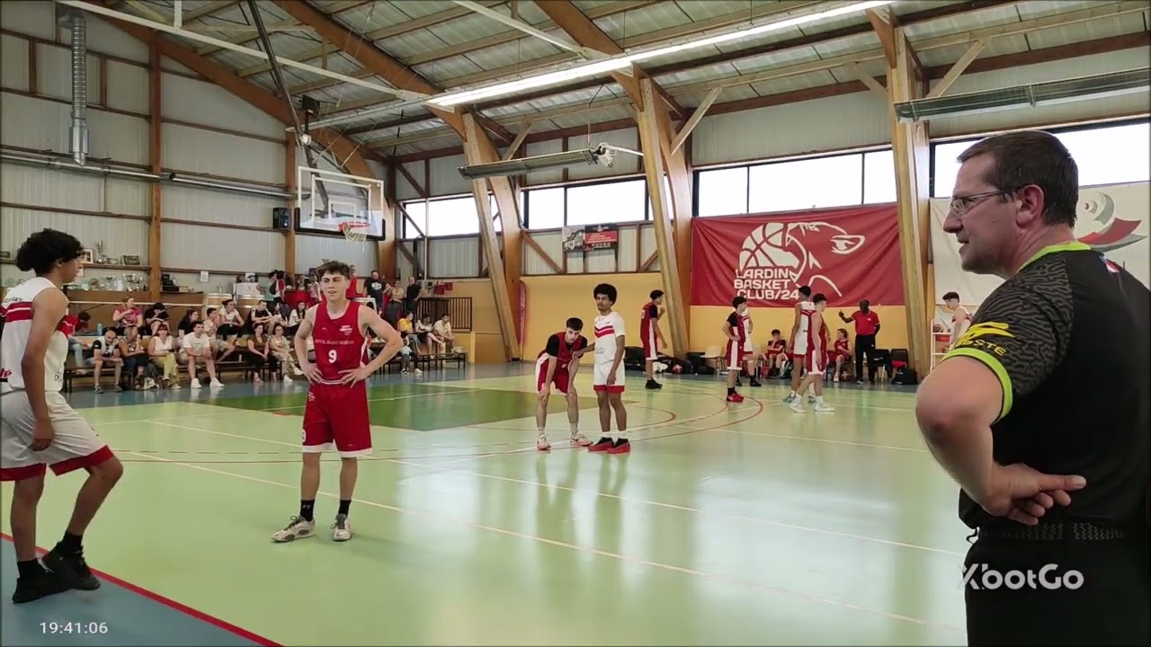 Play Off Finale retour 3eme QUART TEMPS LARDIN BASKET CLUB -vs- REVEIL SAINT SORNIN