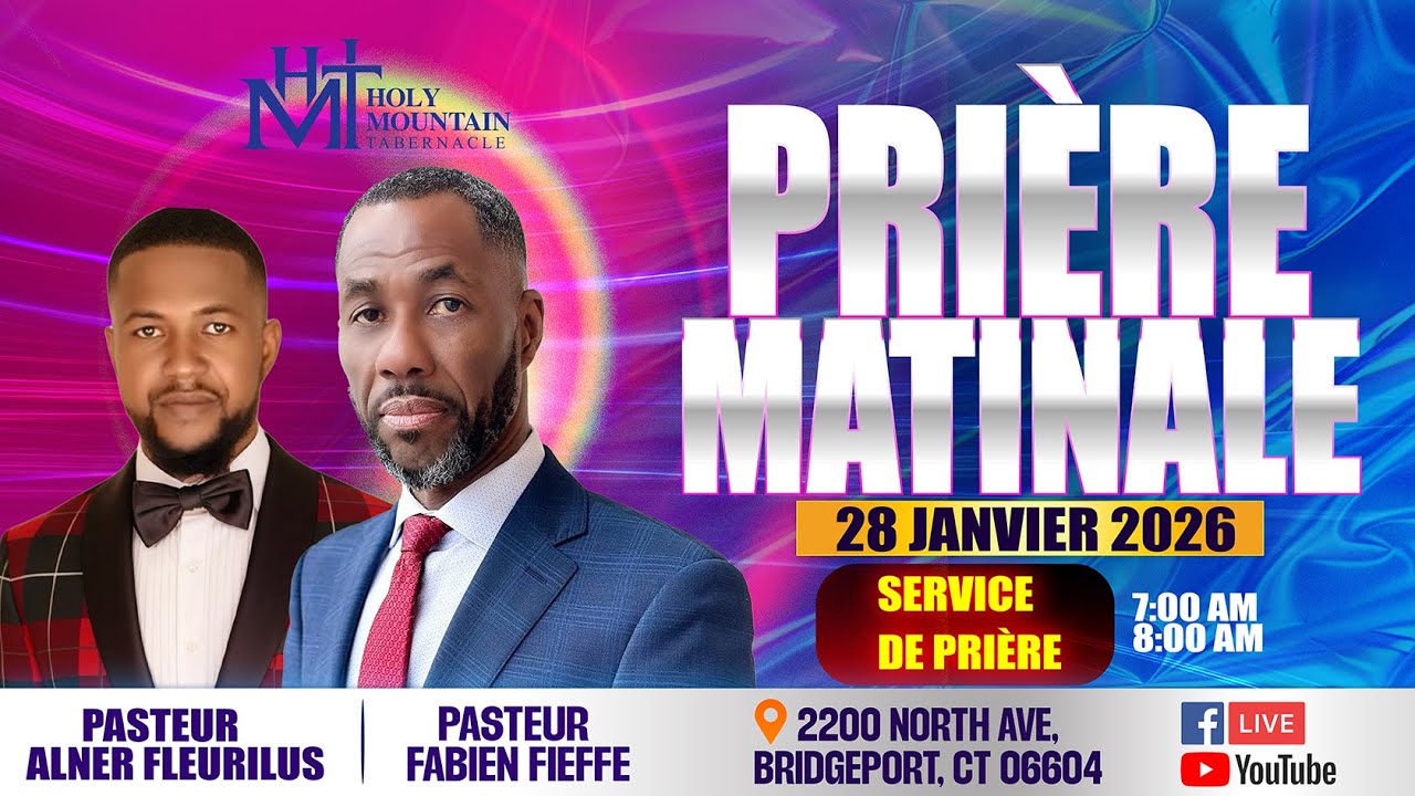 🔔 Mercredi Déblocage | 28 Janvier 2026 | Holy Mountain Tabernacle