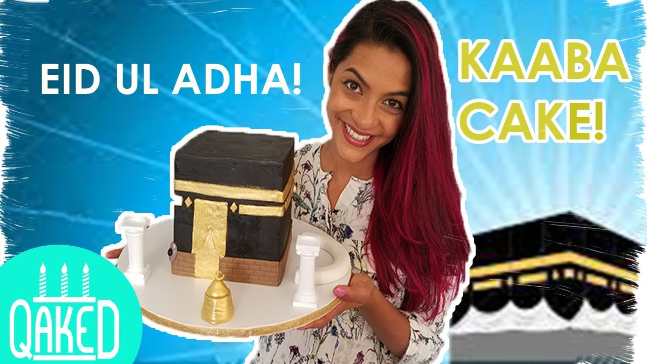 How to make a Kaaba Cake using the Wax Paper Transfer Method | Eid Hajj Umrah Celebration Ideas