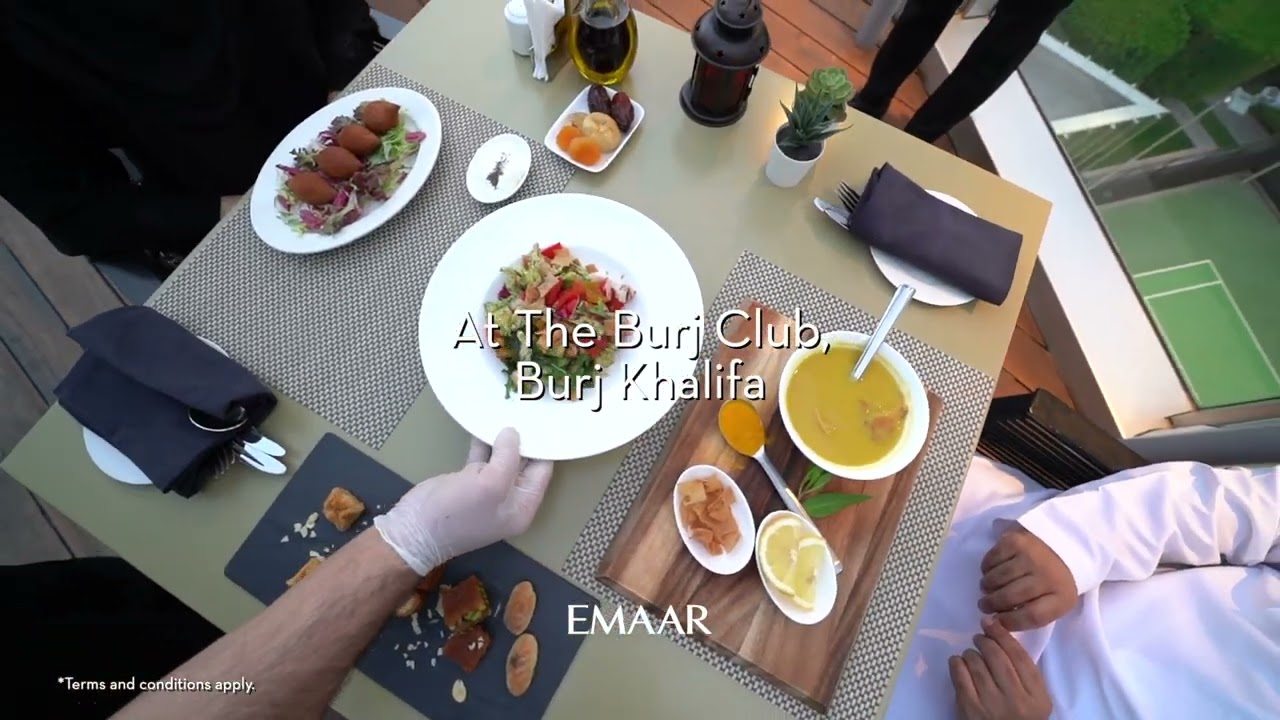 Enjoy Iftar with a view at #TheBurjClub