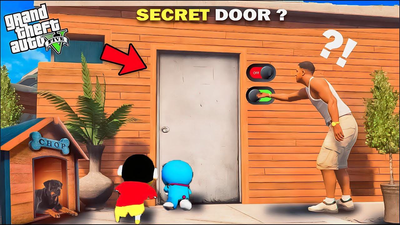 GTA 5 : I Opened The Most Secret Door Inside Franklin's House..Khazana 2.0