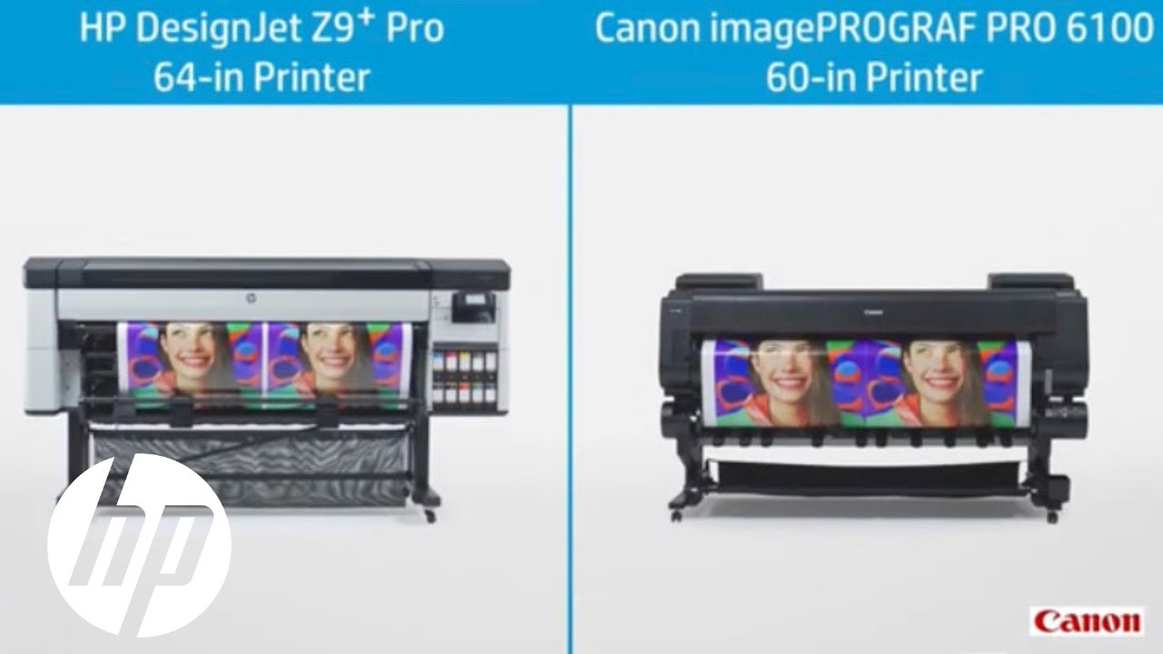 HP DesignJet Z9⁺ Pro Printer vs Canon imagePROGRAF PRO 6100 Printer | DesignJet Printers | HP