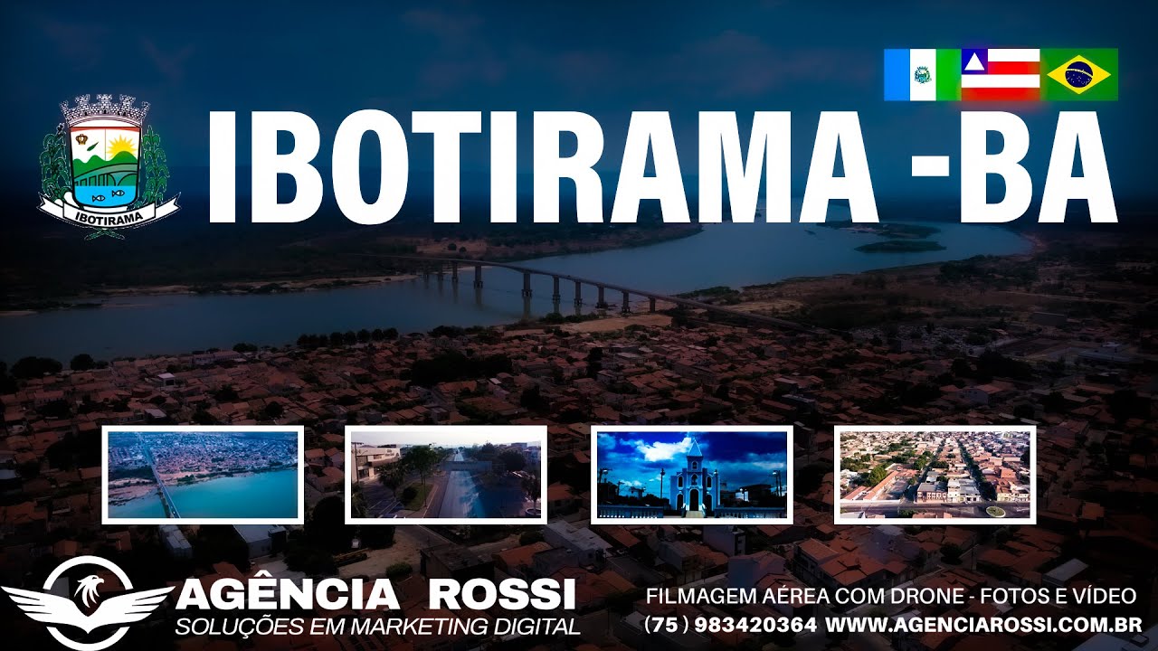 Ibotirama Bahia -  Rio São Francisco _ Imagens Aéreas