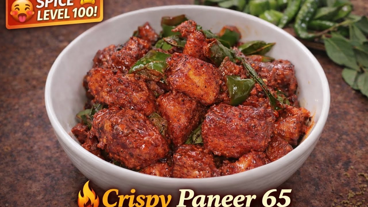 Paneer 65 Recipe | Crispy & Spicy Restaurant Style