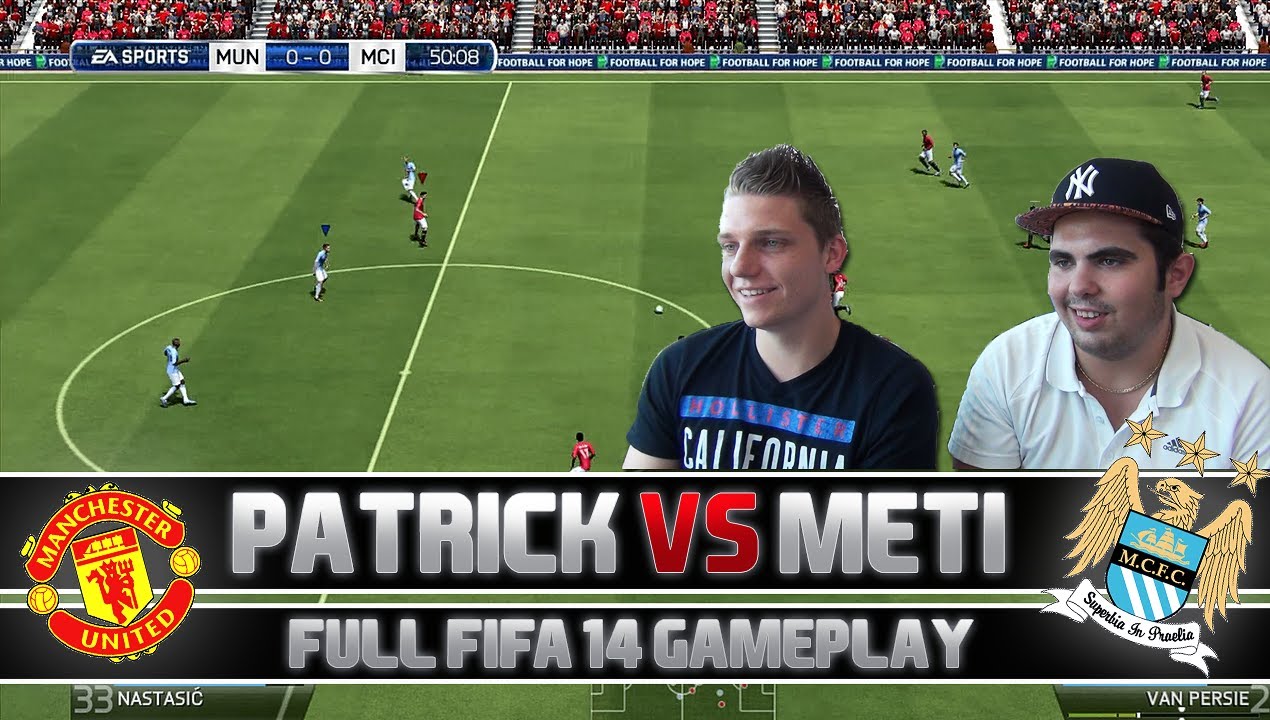 Fifa 14 | Full Gameplay - ManUtd vs. ManCity | + Player ratings & Facecam | PatrickHDxGaming