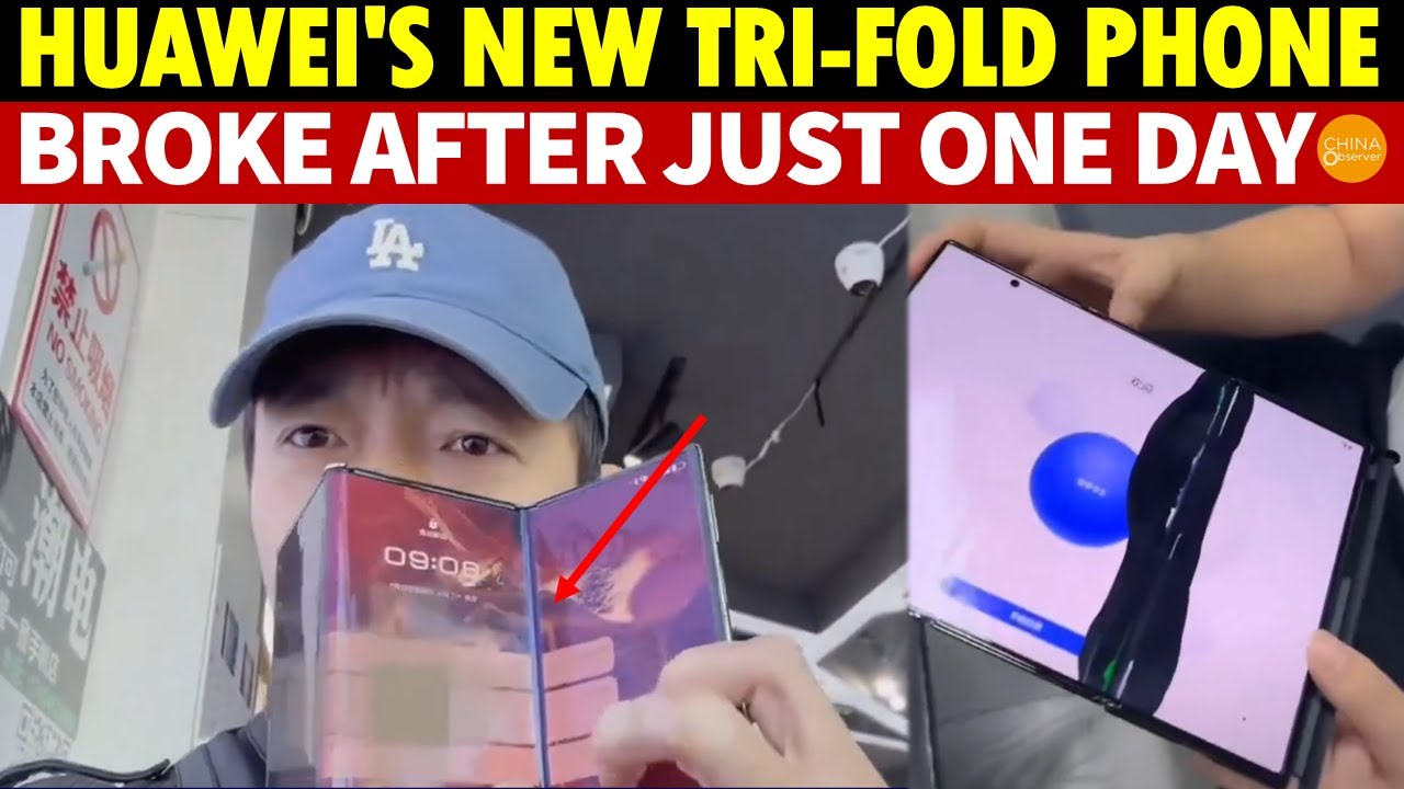Huawei&rsquo;s New Tri-Fold Phone Broke in a Day! Glitches Abound, a Chorus of Complaints, Mass Returns