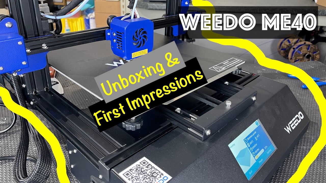 Weedo ME40 3D Printer || Unboxing & First Impression