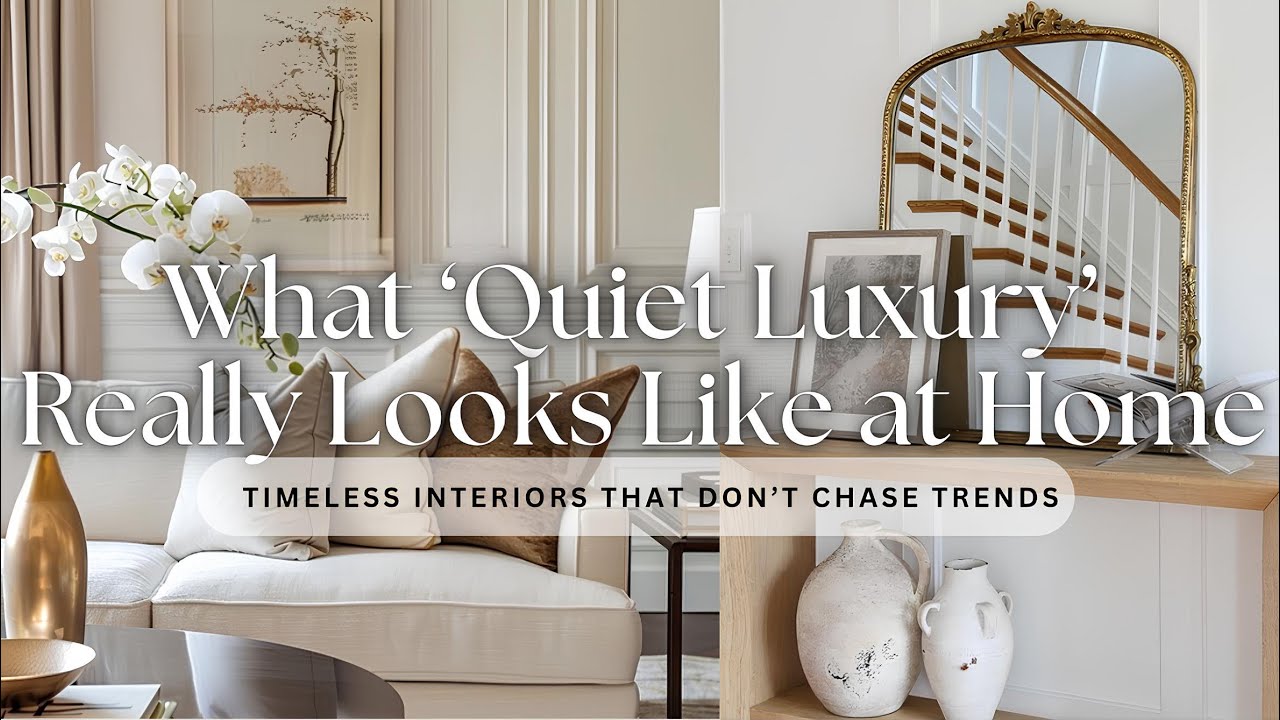 What ‘Quiet Luxury’ Really Looks Like at Home (And How to Design Elegant Interiors You’ll Love)