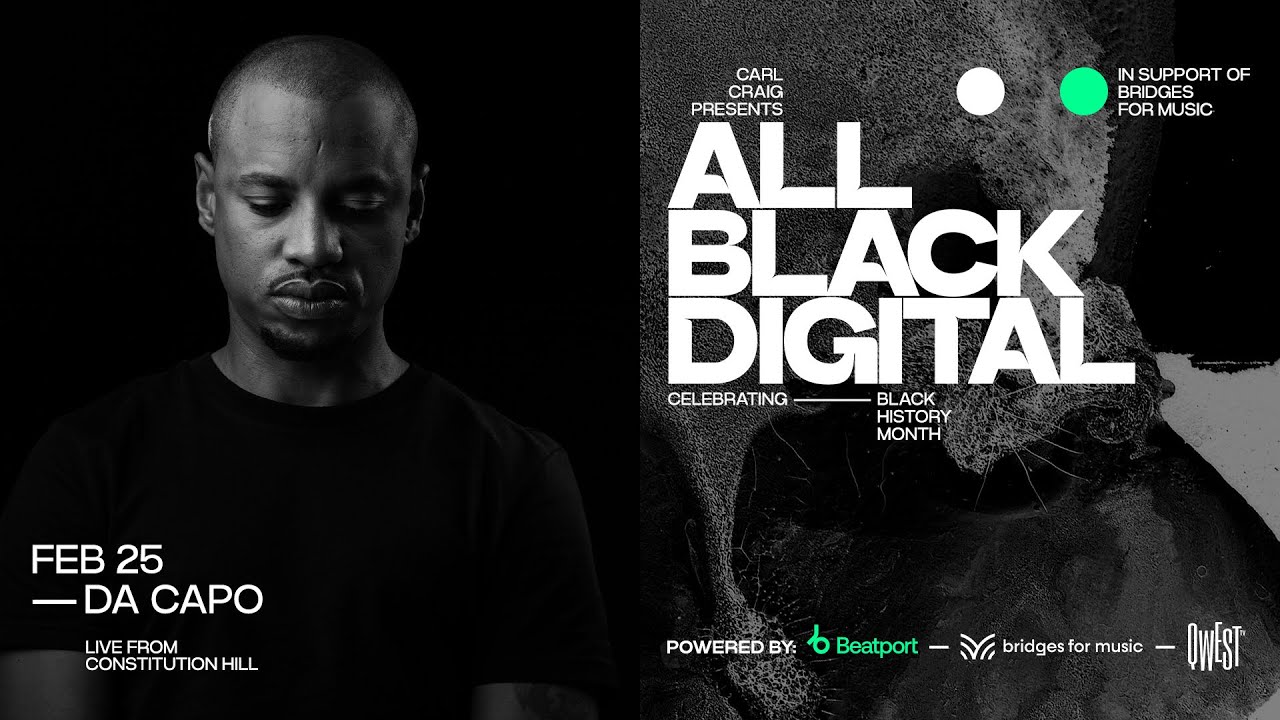 Da Capo x All Black Digital | @beatport  Live