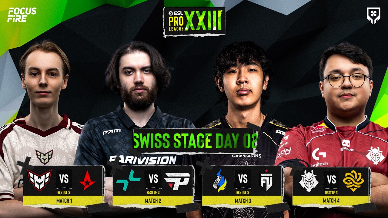 [FIL] ESL Pro League S23 Day 2 - Astralis vs HEROIC, PVISION vs paiN, PassionUA vs FUT, G2 vs Legacy
