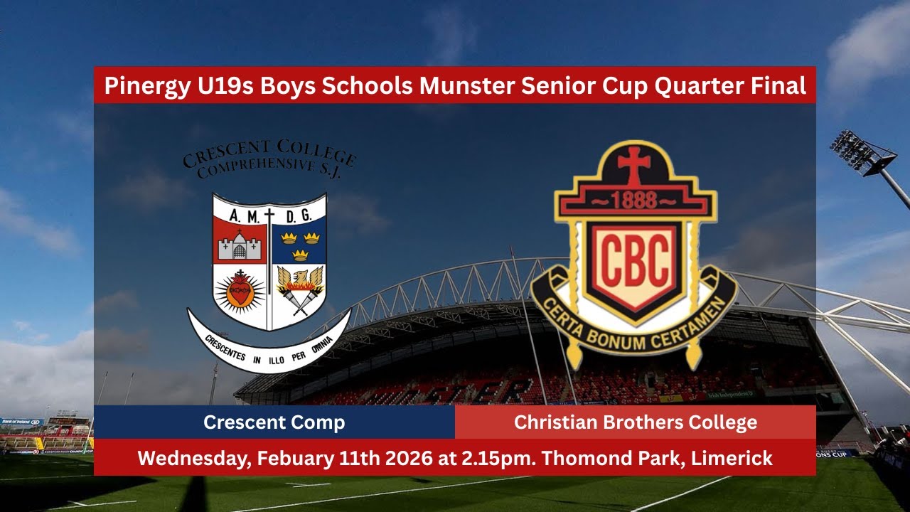 Pinery Boys Schools U19s Munster Senior Cup Quarter Final