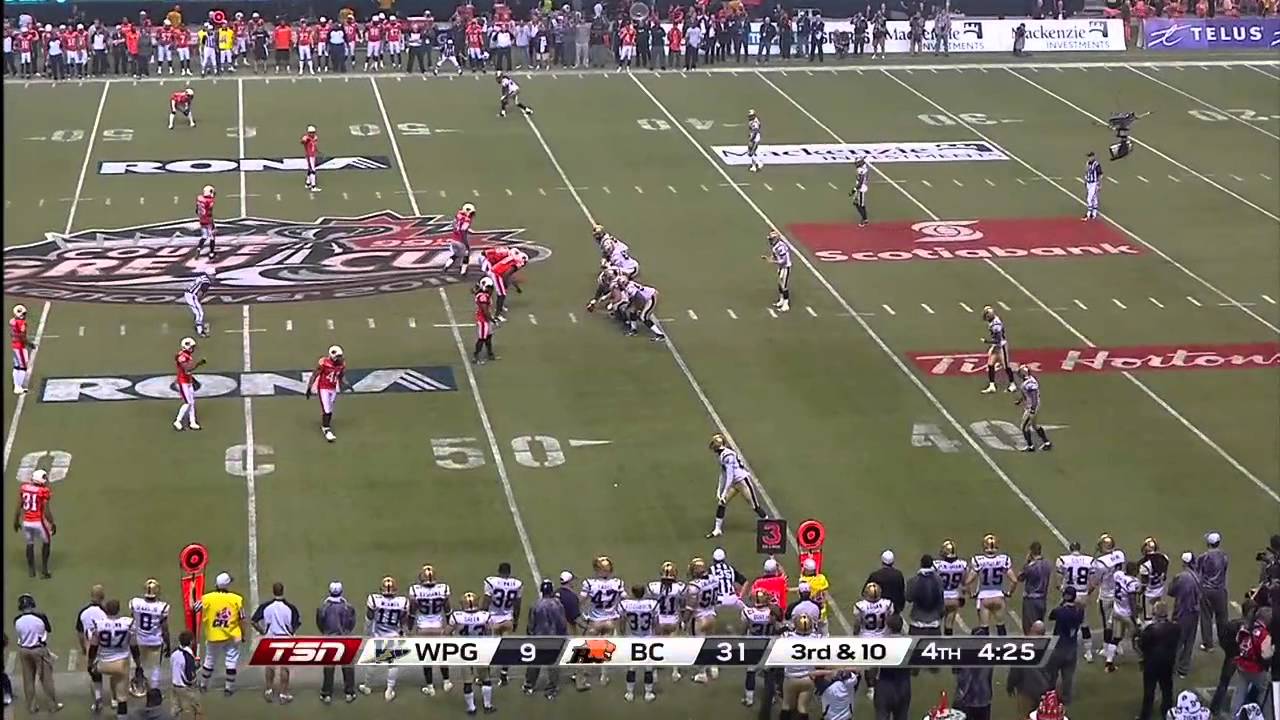 CFL 99th Grey Cup Recap: Winnipeg 23, B.C. 34 - November 27, 2011