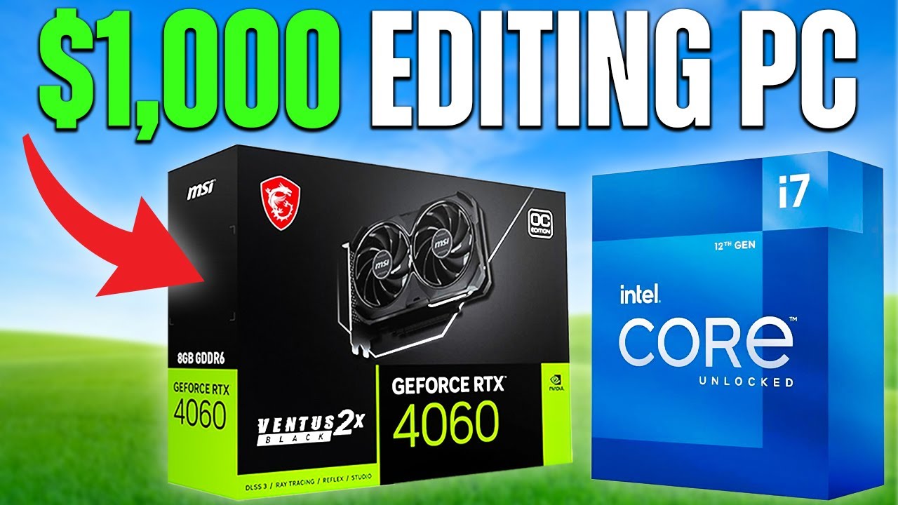 BEST $1,000 4K Video Editing PC Build 2025 (Intel & NVIDIA Edition)