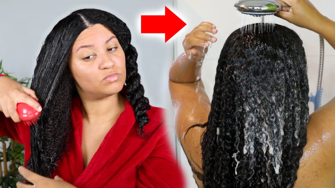 Wash Day Routine For DRY & DAMAGED Natural Hair