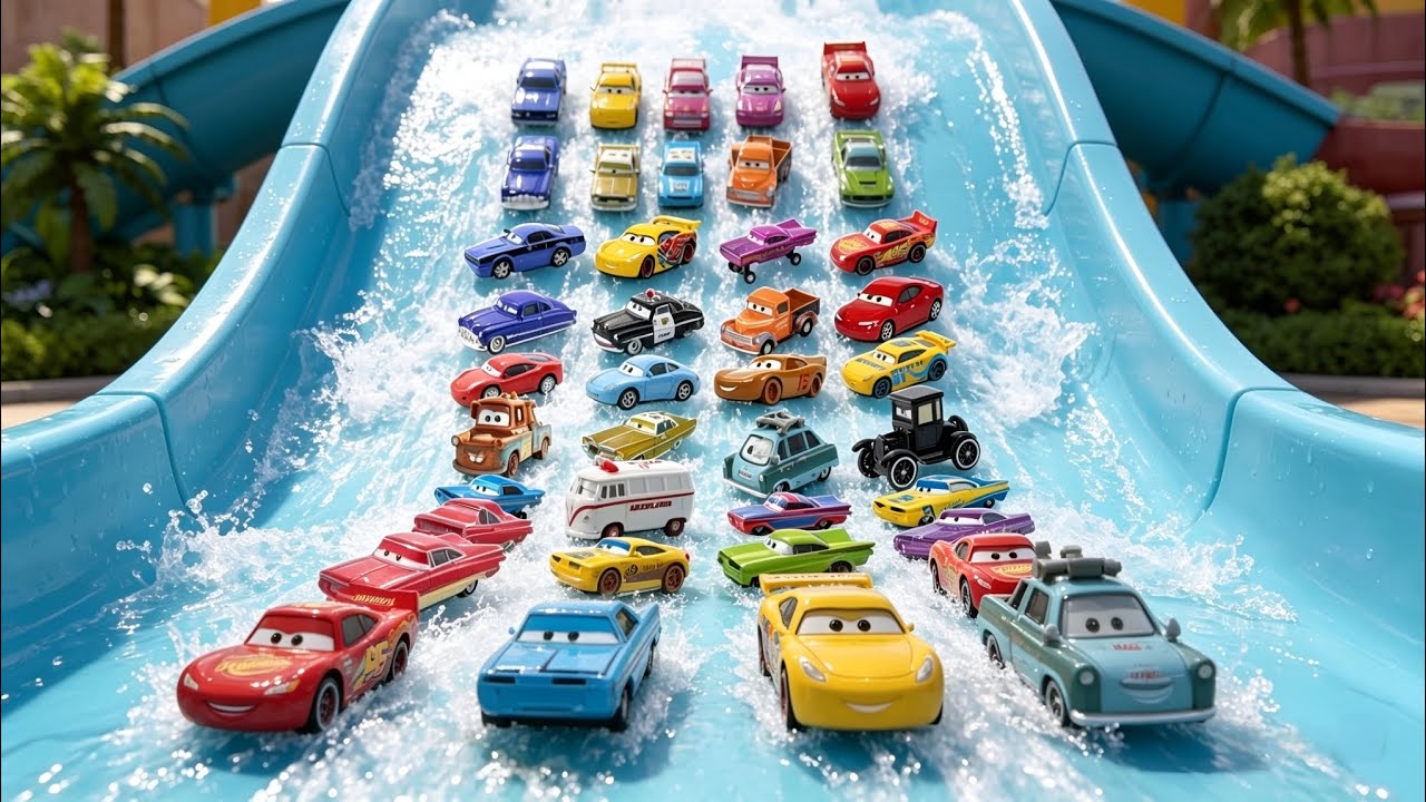 Disney Pixar Cars Unboxing Review | Lightning McQueen, Tow Mater, Chick Hicks, Jackson, Cruz