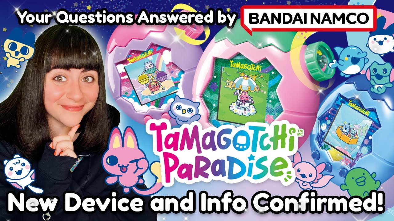 #TamagotchiParadise Officially Revealed + Exclusive New Details from Bandai 🌎🌟💕