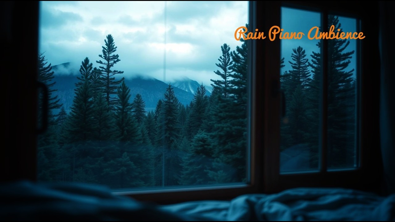 Quiet Forest Rain & Soft Piano 🌿 Calm Music for Overthinking Minds