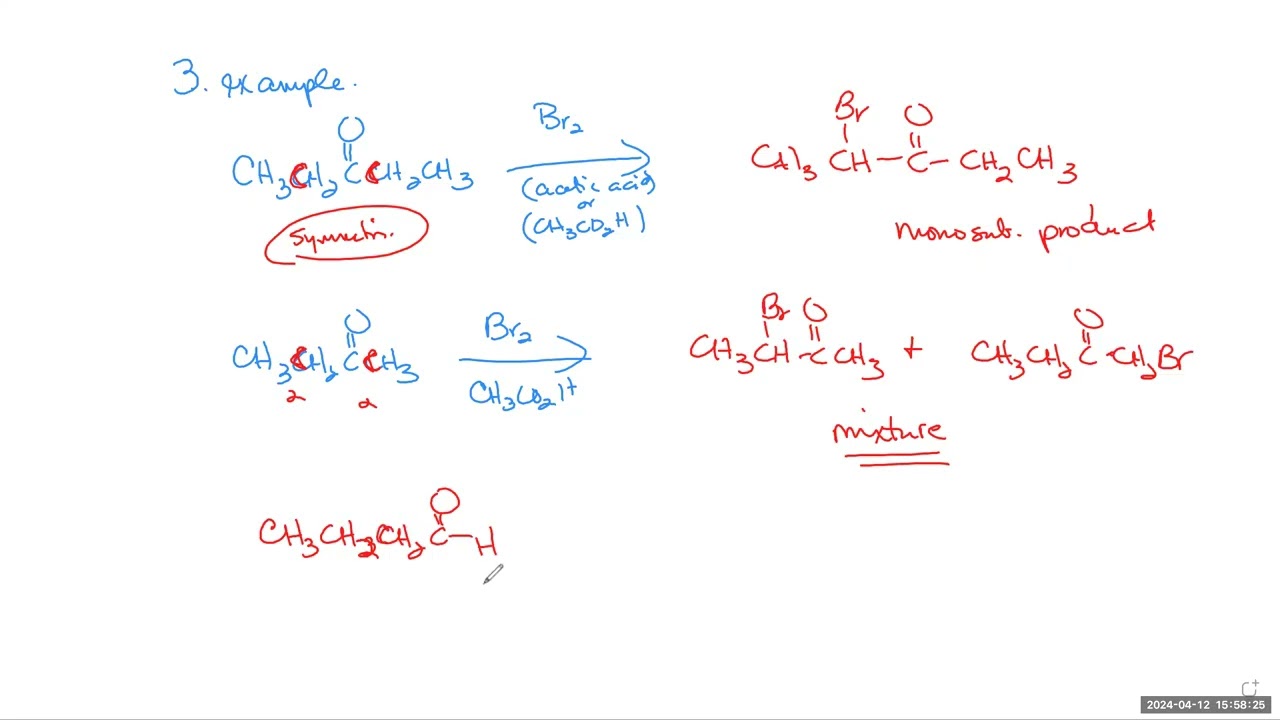 Chemistry of Alpha Hydrogens of Carbonyls   Introduction