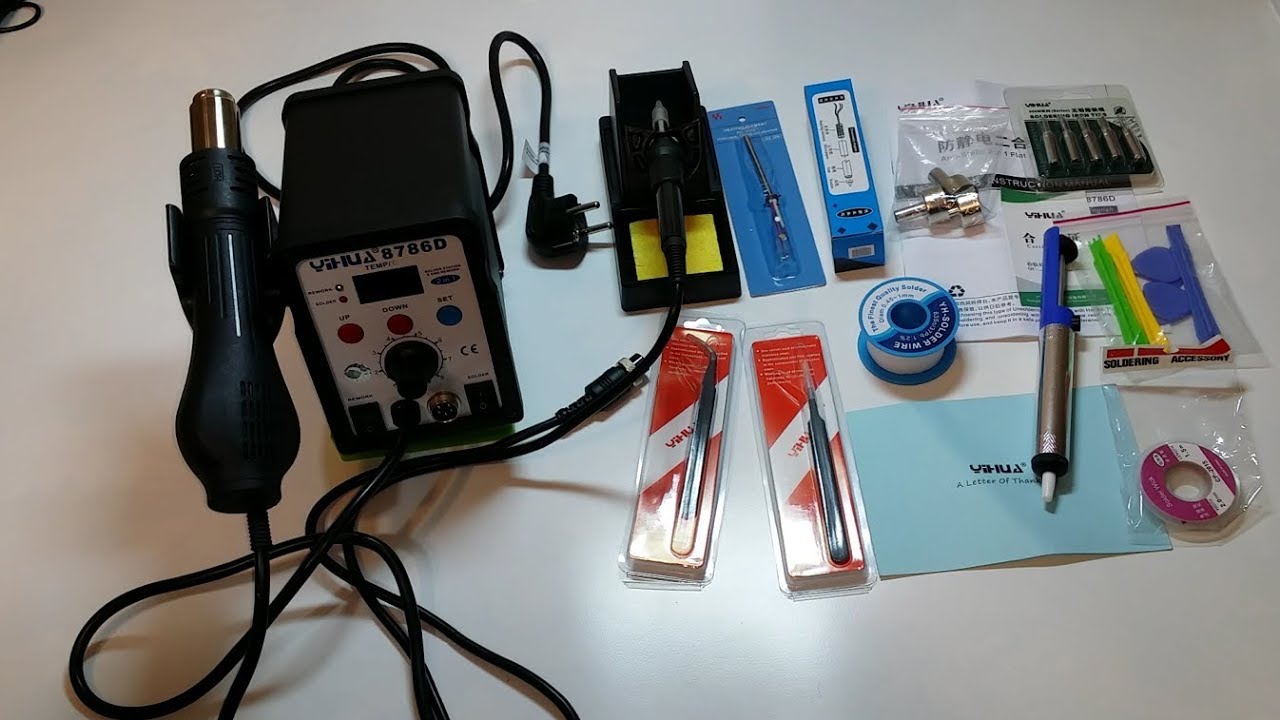 Паяльная станция любительского уровня YIHUA 8786D с Алиэкспресс - распаковка №14