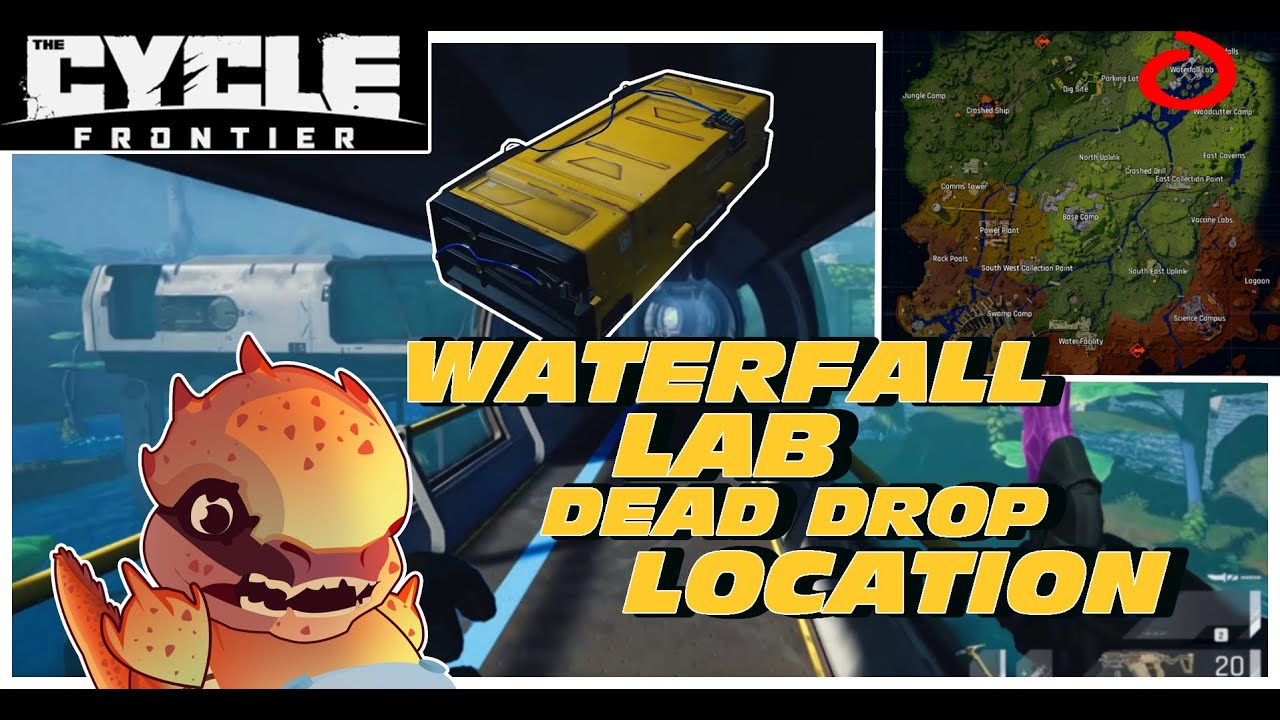 WATERFALL LAB STASH DEAD DROP LOCATION | THE CYCLE: FRONTIER