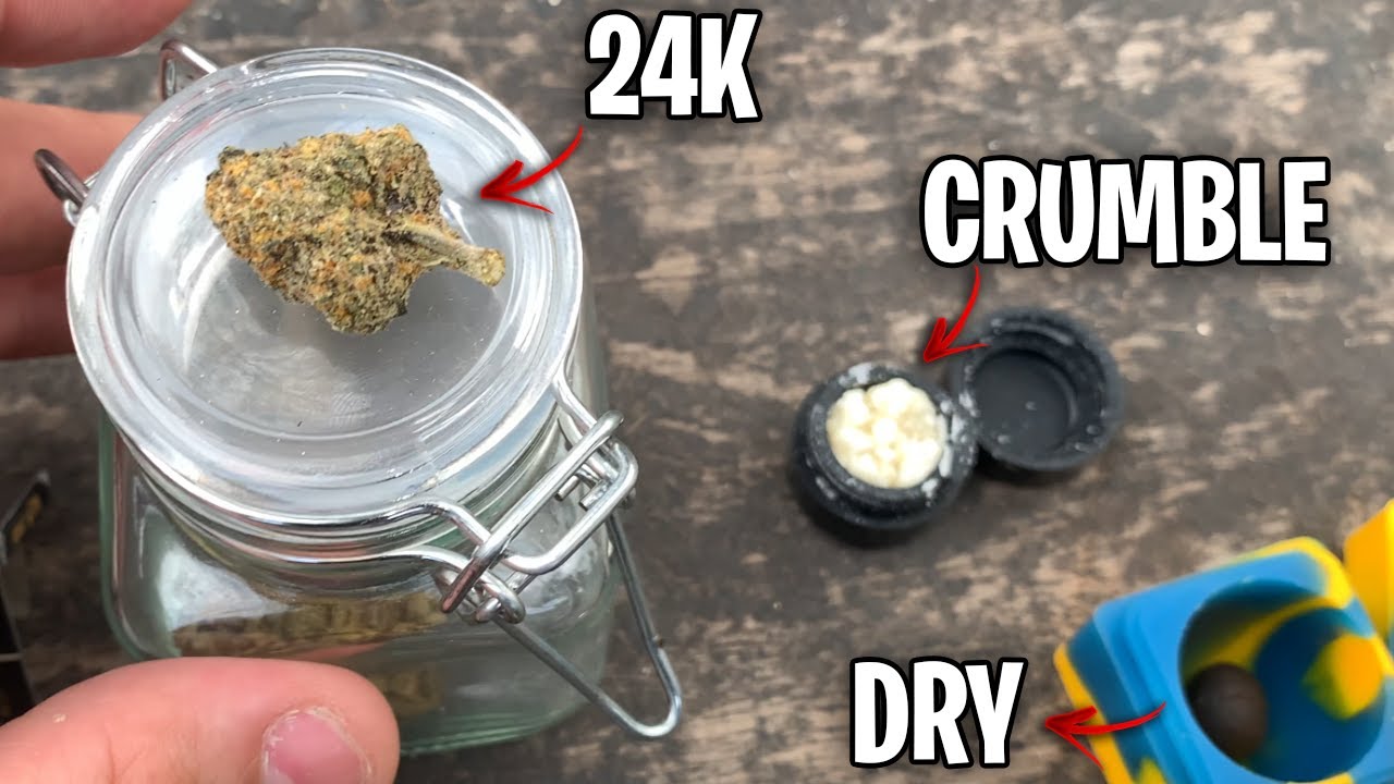 Crumble Ice Dry & Flor 24K &bull; Fumando na Praia 🏖️