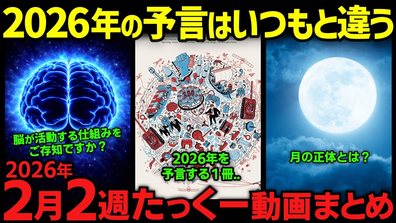 【衝撃】世界をひっくり返す2026年の最新予言とは!?_2月2週まとめ「作業用/たっくー切り抜き」